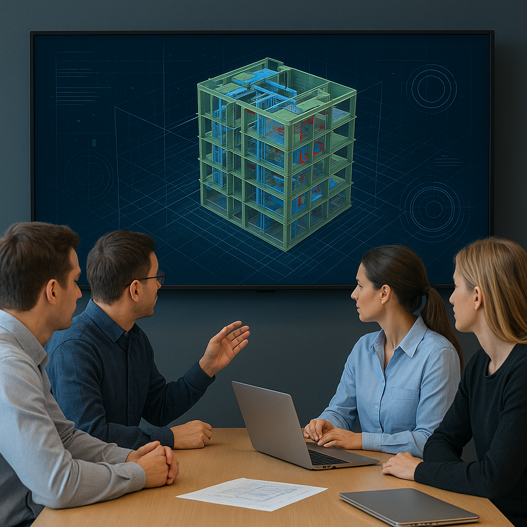 Symbolbild: BIM-Koordination mit 3D-Modellen für Brücken und Trassen